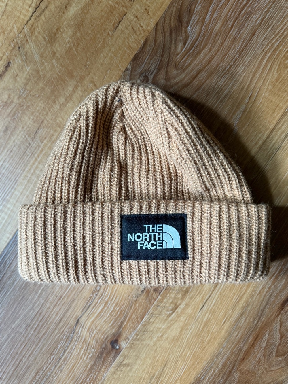The North Face Toddler Ribbed Cuff Beanie - Camel